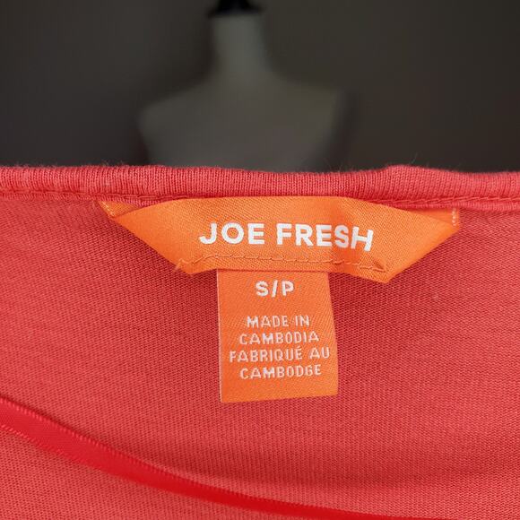 Joe Fresh Orange Blouse Small - Picture 6 of 7